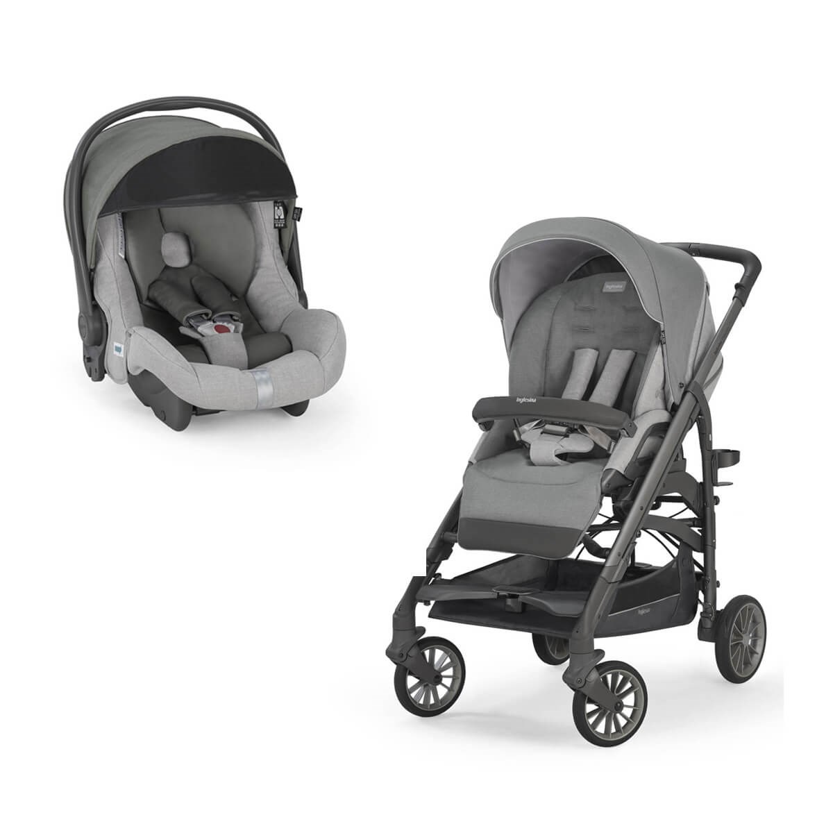 Inglesina Trilogy Travel Sistem Bebek Arabası Cayman Silver