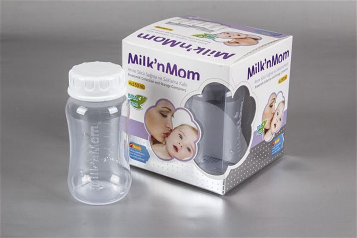 Milk'n Mom Süt Saklama Şişeleri 4 lü