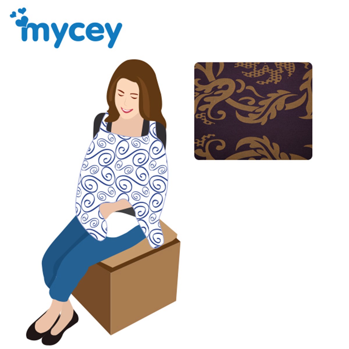 Mycey Minderli Emzirme Önlüğü