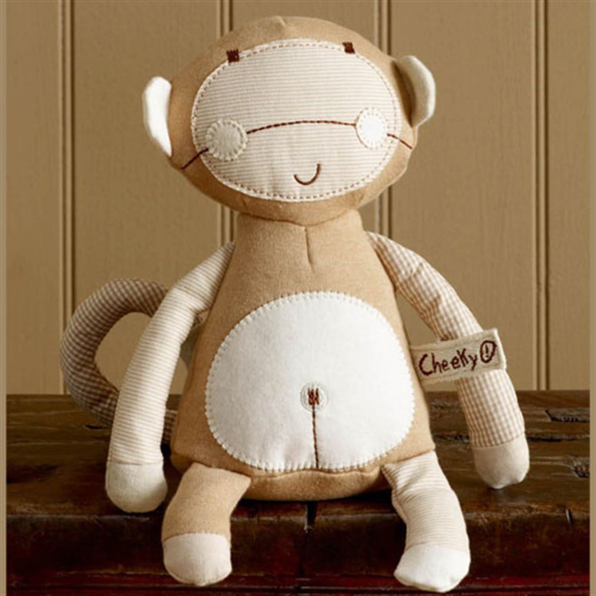 Natures Purest Pet Cheeky Monkey Organik Asılabilir Peluş