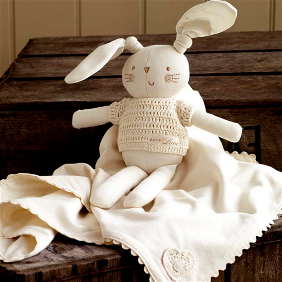 Natures Purest Pure Love Boys Bunny Hediye Seti