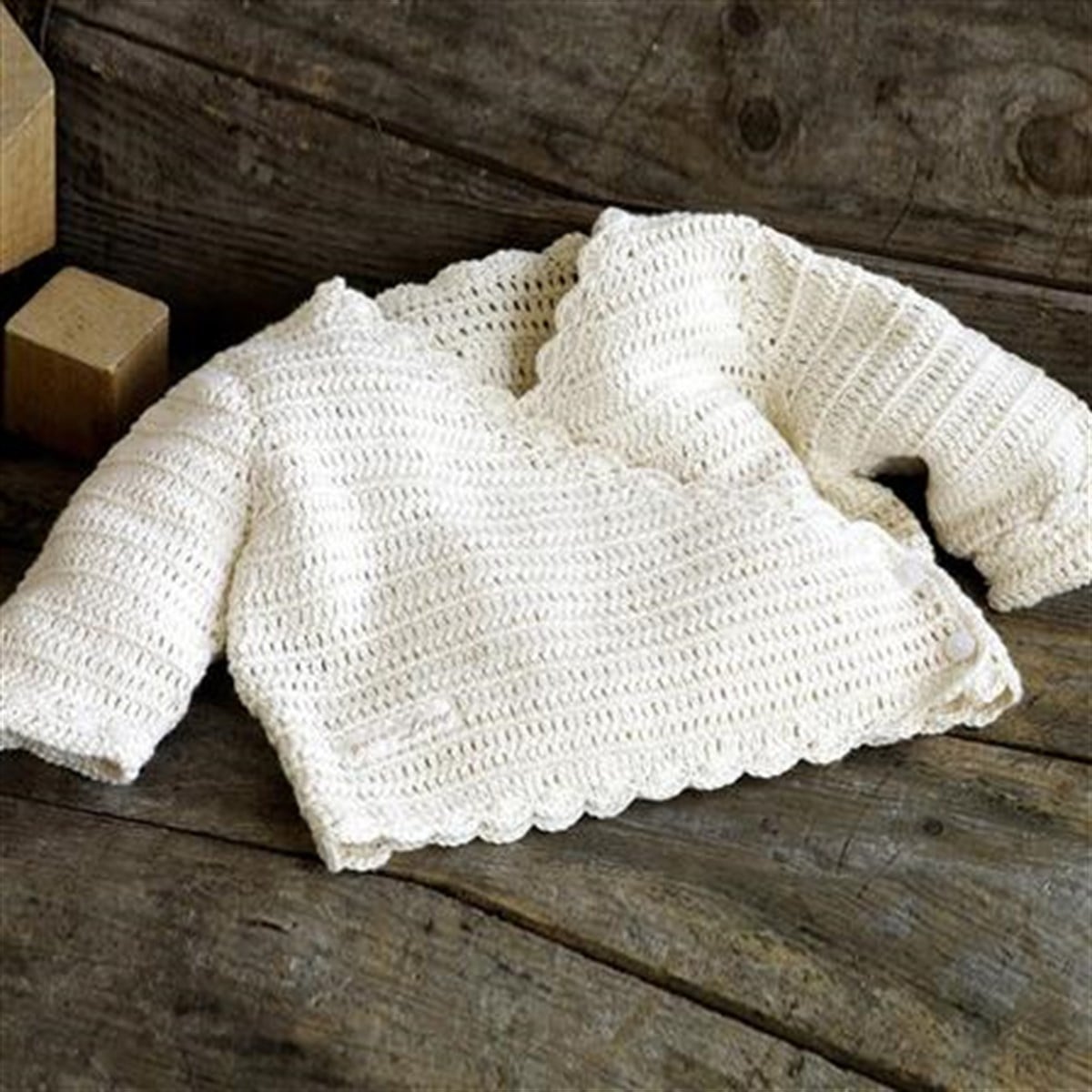 Natures Purest Pure Love Girls Crochet Cardigan Organik Hırka Kız 0-3 Ay