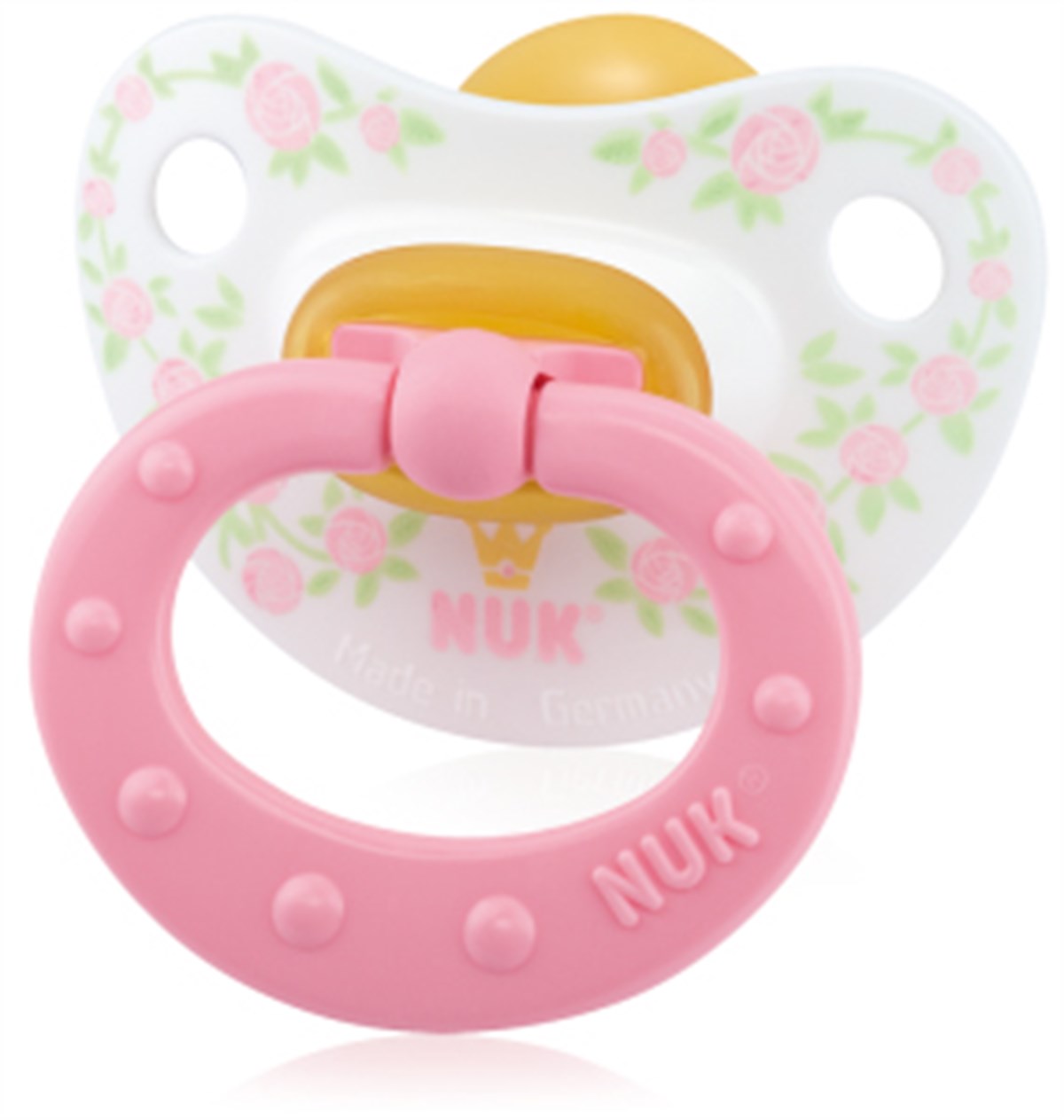 Nuk Happy Kids Kauçuk Emzik Çiçekli No : 1