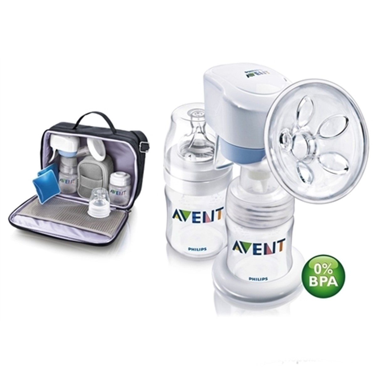 Phillips Avent 0% BPA PP Elektronik göğüs pompasi  Tekli Çantalı
