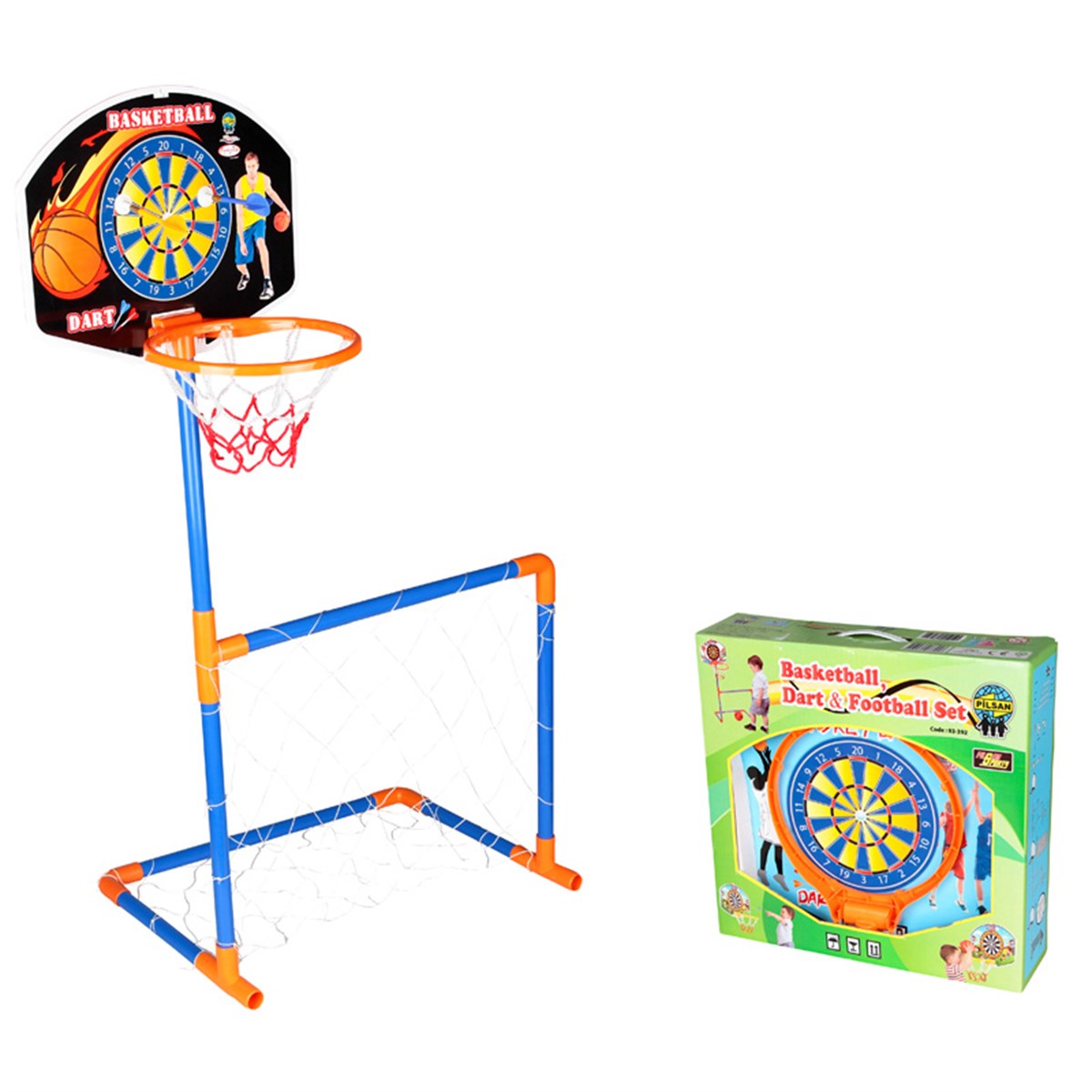 Pilsan Basketbol Dart ve Futbol Seti