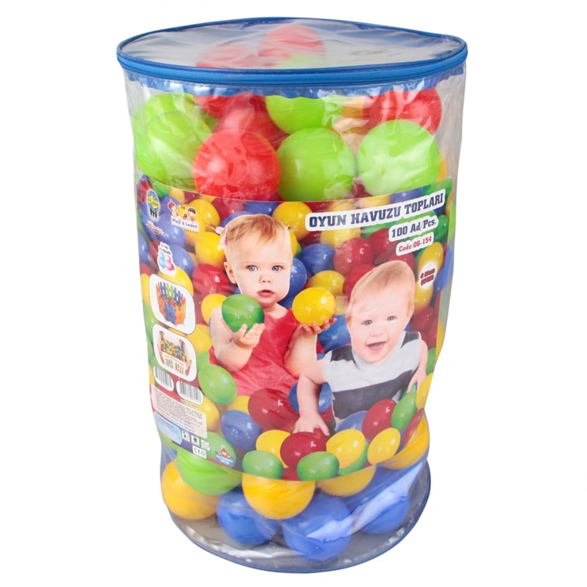 Pilsan Oyun Havuz Topları 9 cm 100 Adet