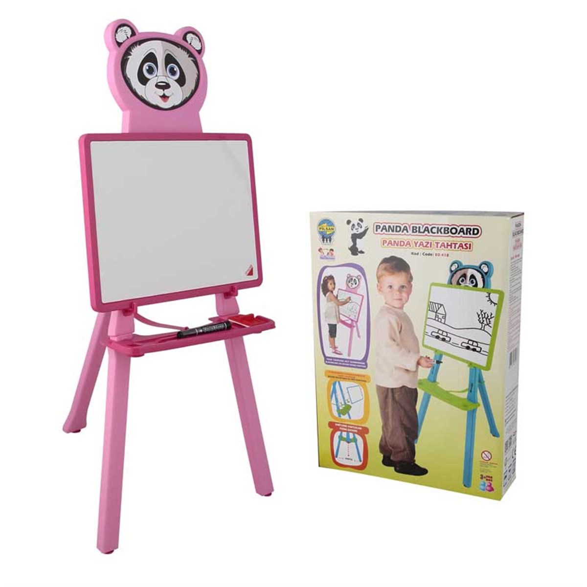 Pilsan Panda Yazı Tahtası Pembe