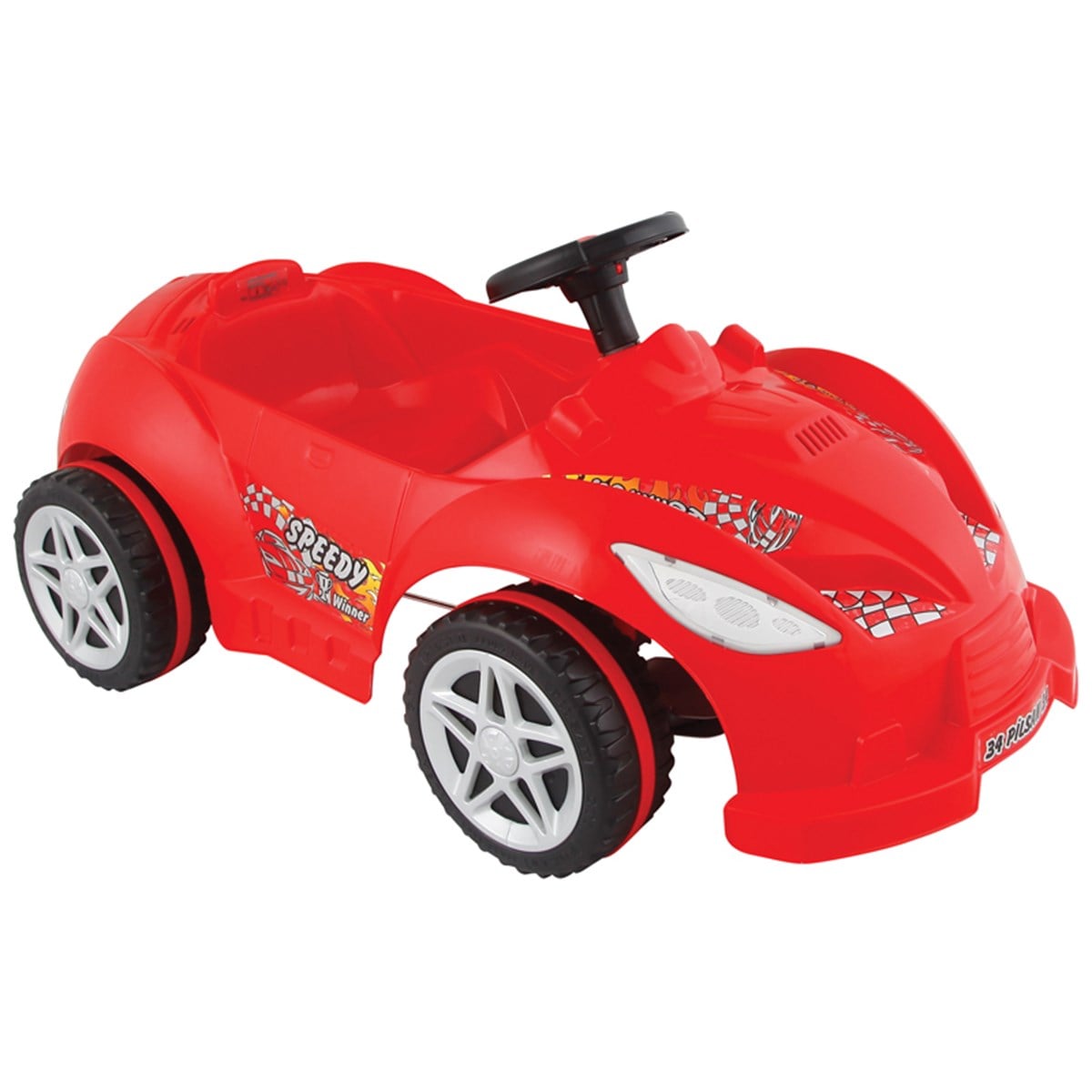 Pilsan Speedy Pedallı Araba Kırmızı