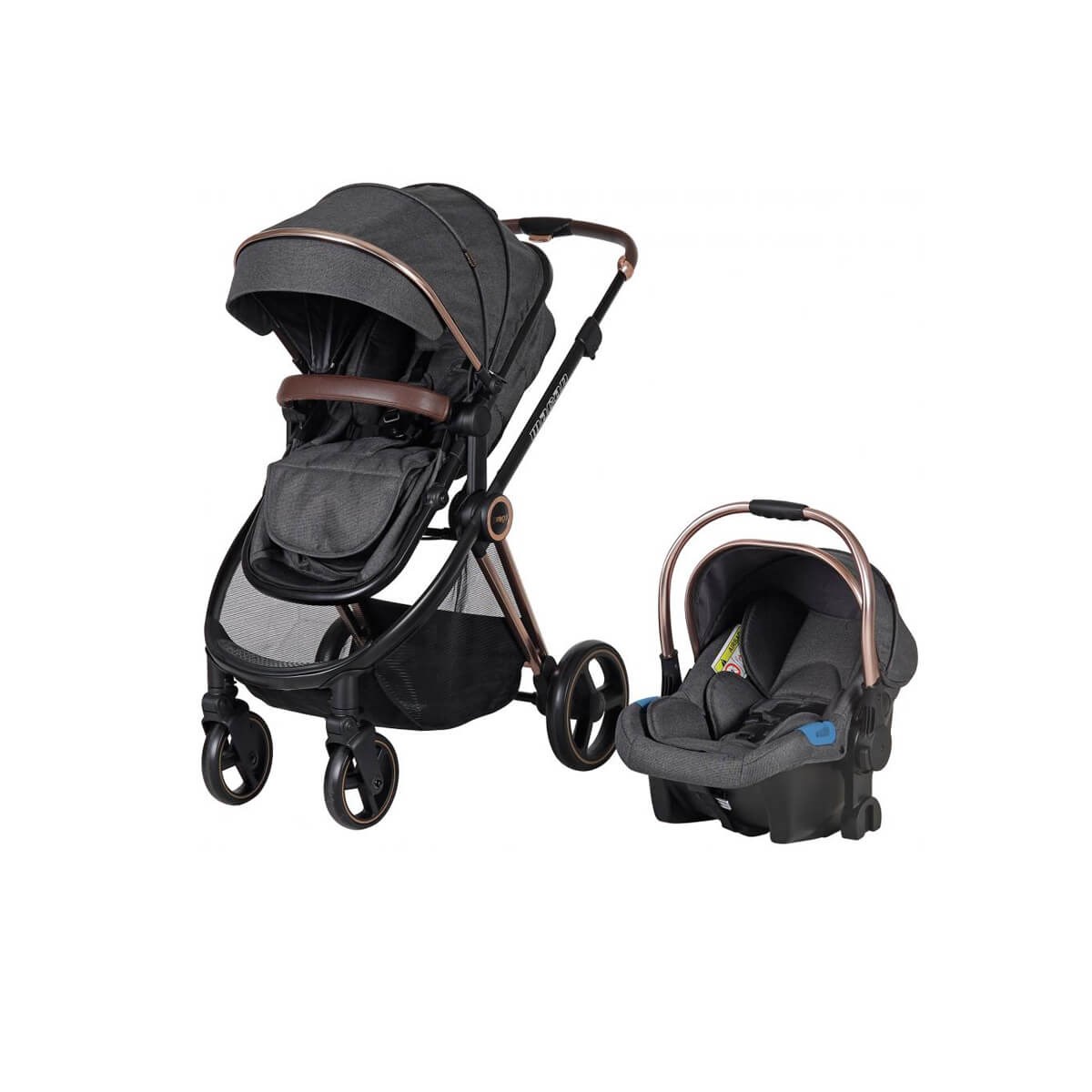 Prego Macan Travel Sistem Bebek Arabası Gri