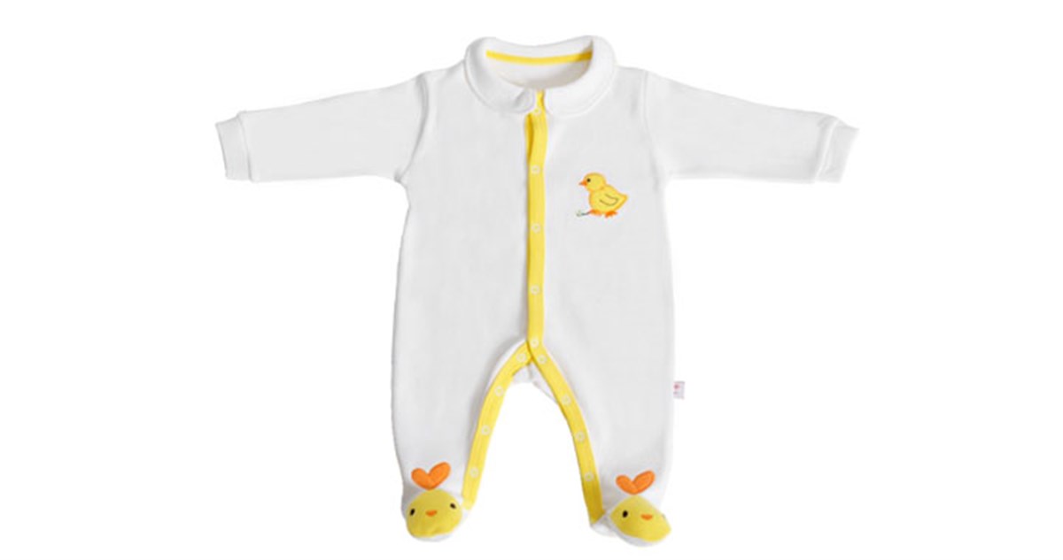 Sevi Bebe Civcivli İnterlok Tulum