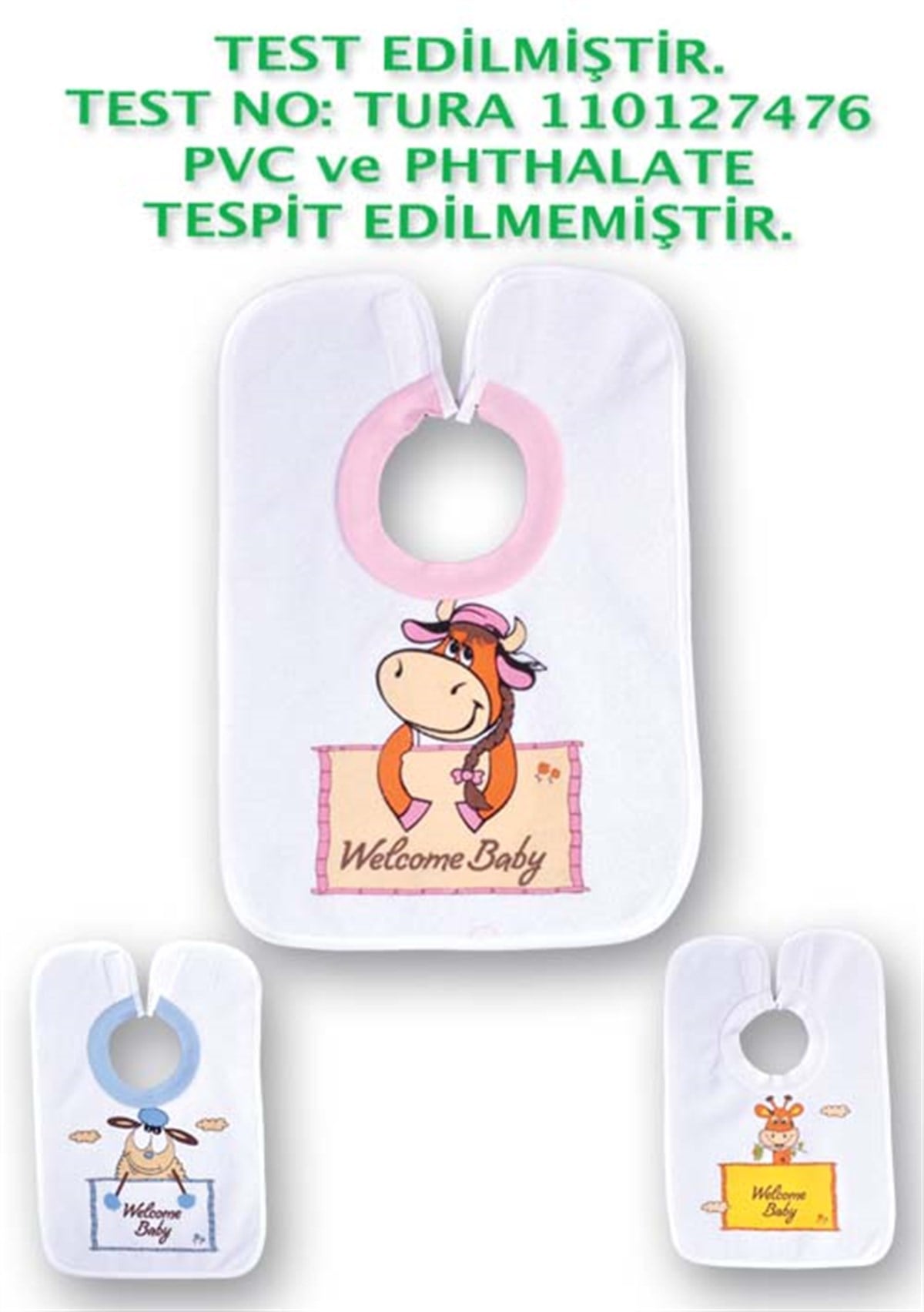 Sevi Bebe Yapışkanlı Havlu Önlük
