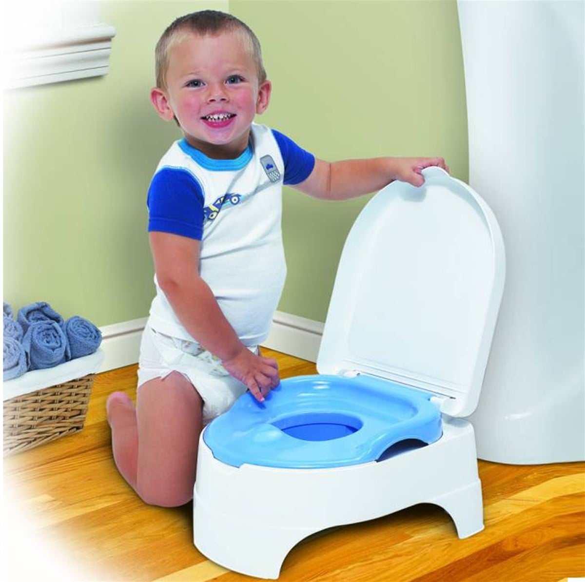 Summer Infant All in One Potty 3 ü 1 Arada Lazımlık Mavi