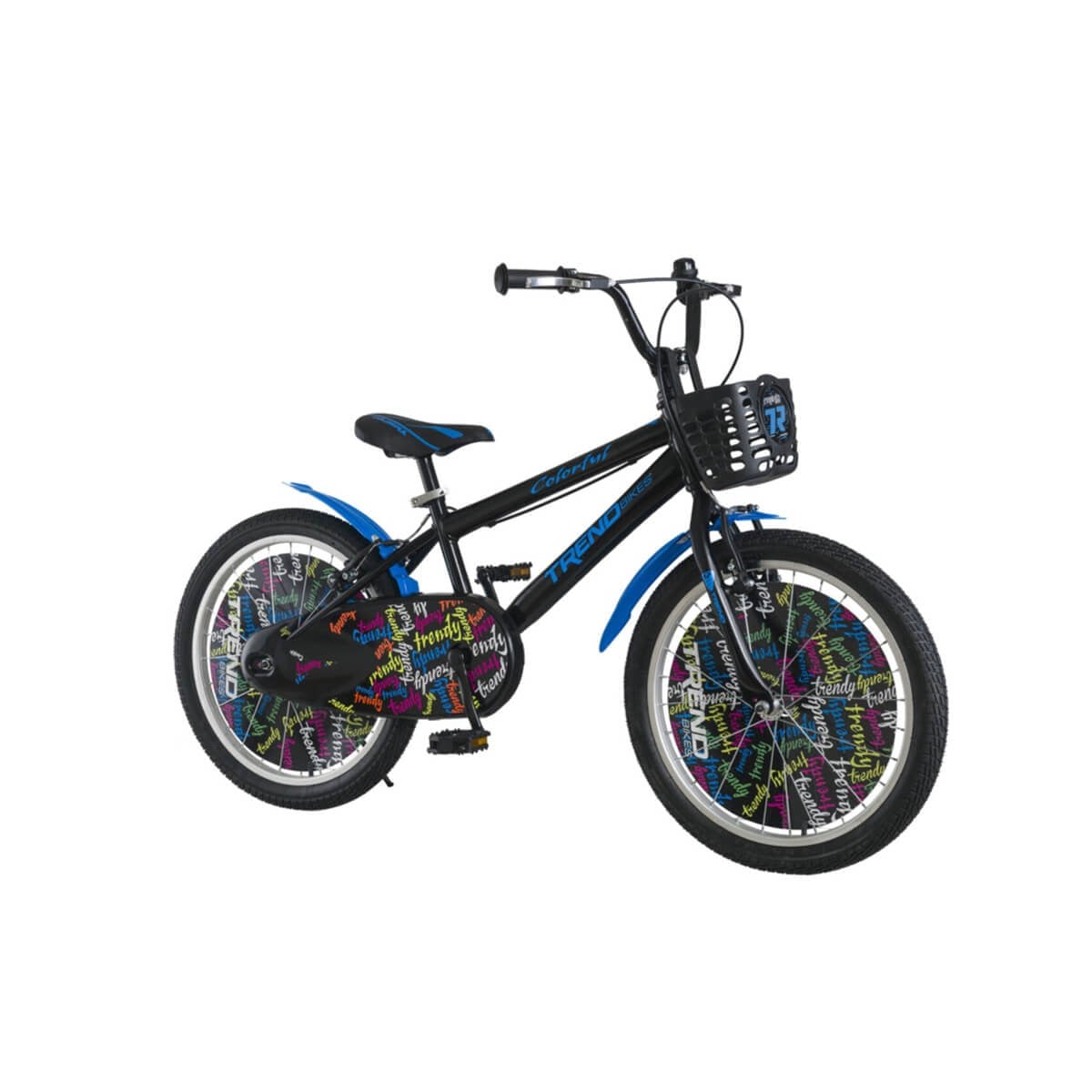 Trend Bikes Colorful 20 Jant 6-10 Yaş Çocuk Bisikleti Siyah Mavi