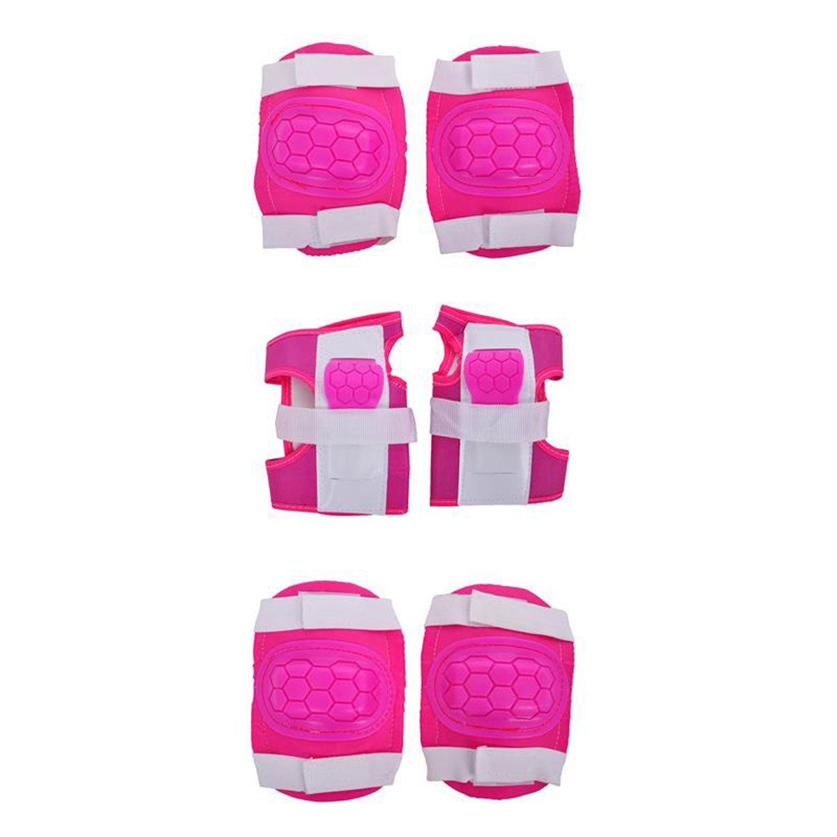 Xslide Çocuk Dizlik Dirseklik Eldiven Koruyucu Set Pembe Medium