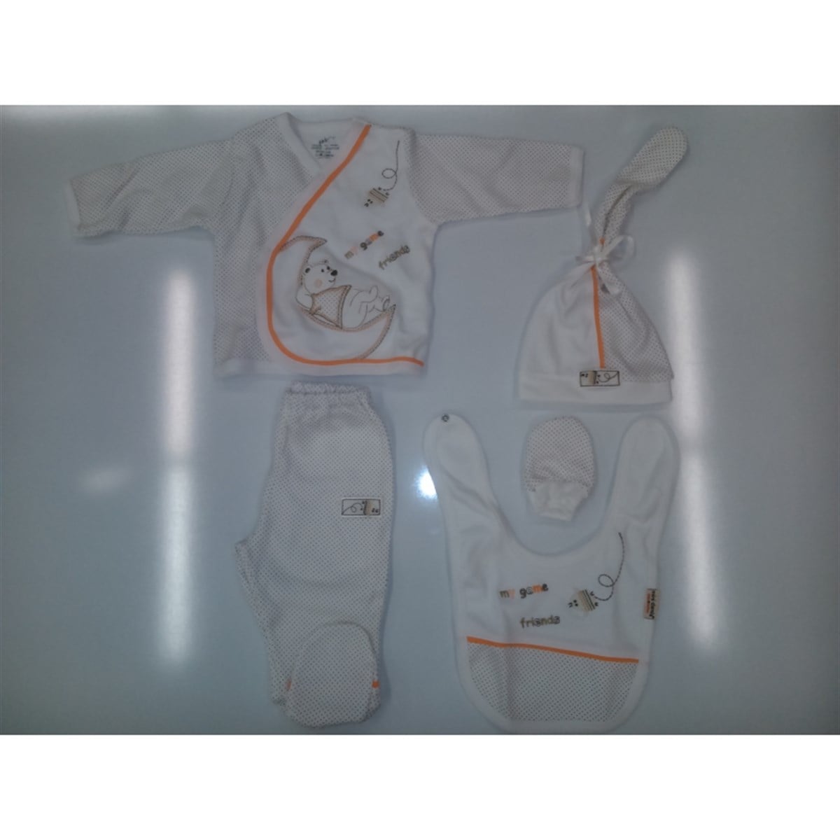 YATAN AYILI 5 Lİ ZIBIN SET BEYAZ