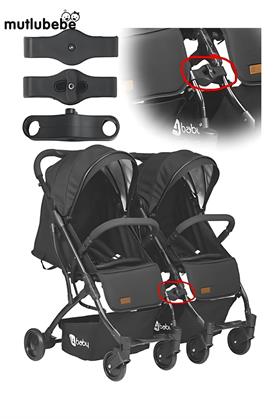 4 Baby İkiz Bebek Arabası Birleştirme Aparatı - Kolay Kurulum ve Güvenlik
