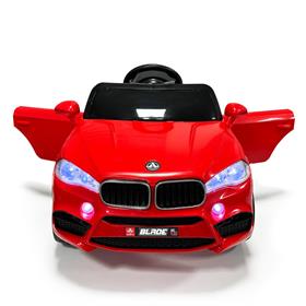 Akar Blade 12V Kırmızı Akülü Araba Önden Görünüm ve Açılır Kapılar