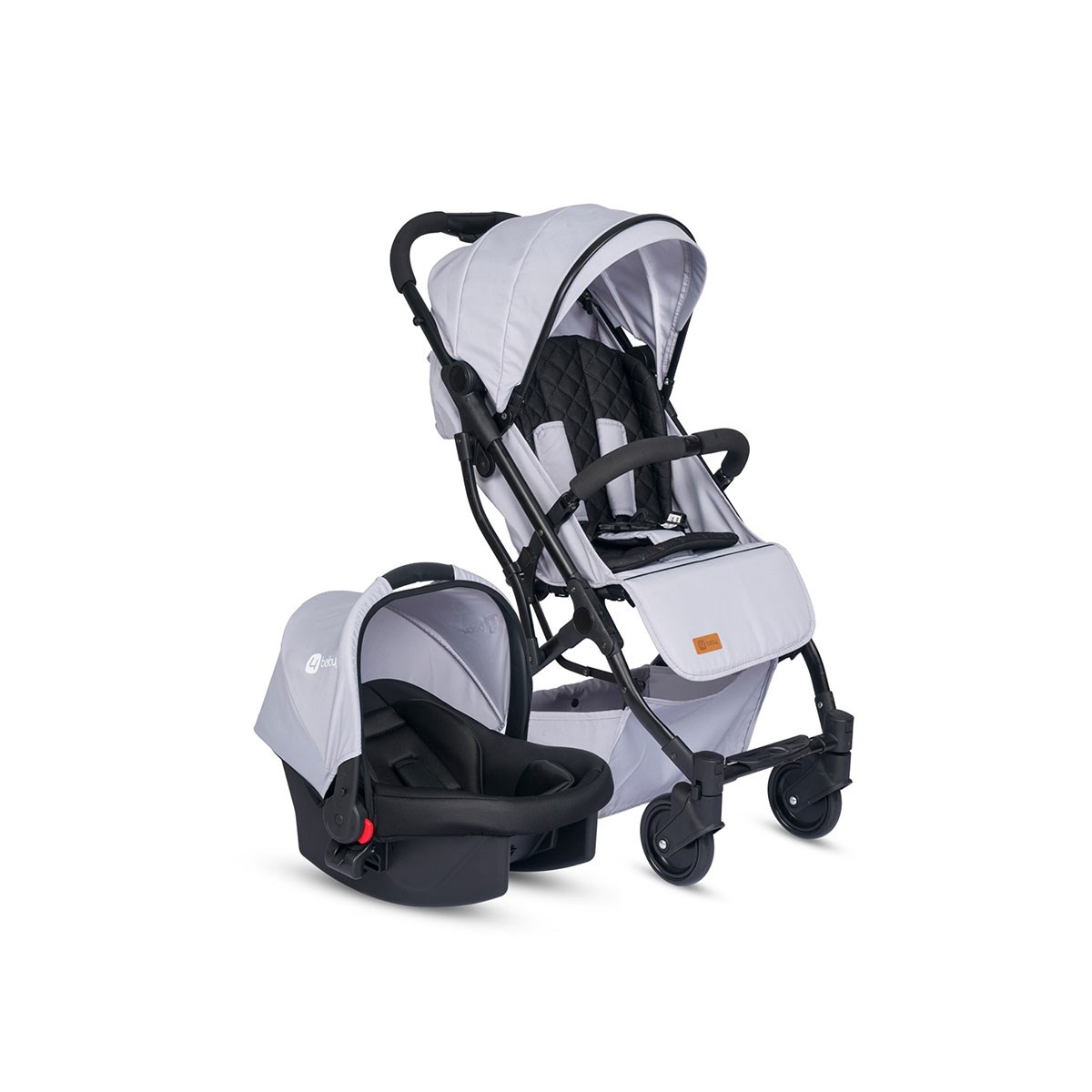 4 Baby Drone Kabin Boy Travel Bebek Arabası Gri