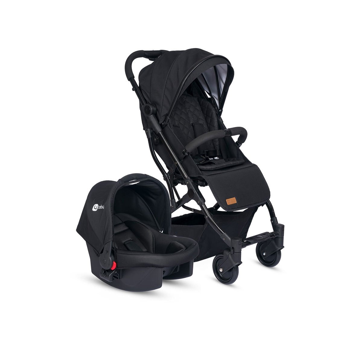 4 Baby Drone Kabin Boy Travel Bebek Arabası Siyah