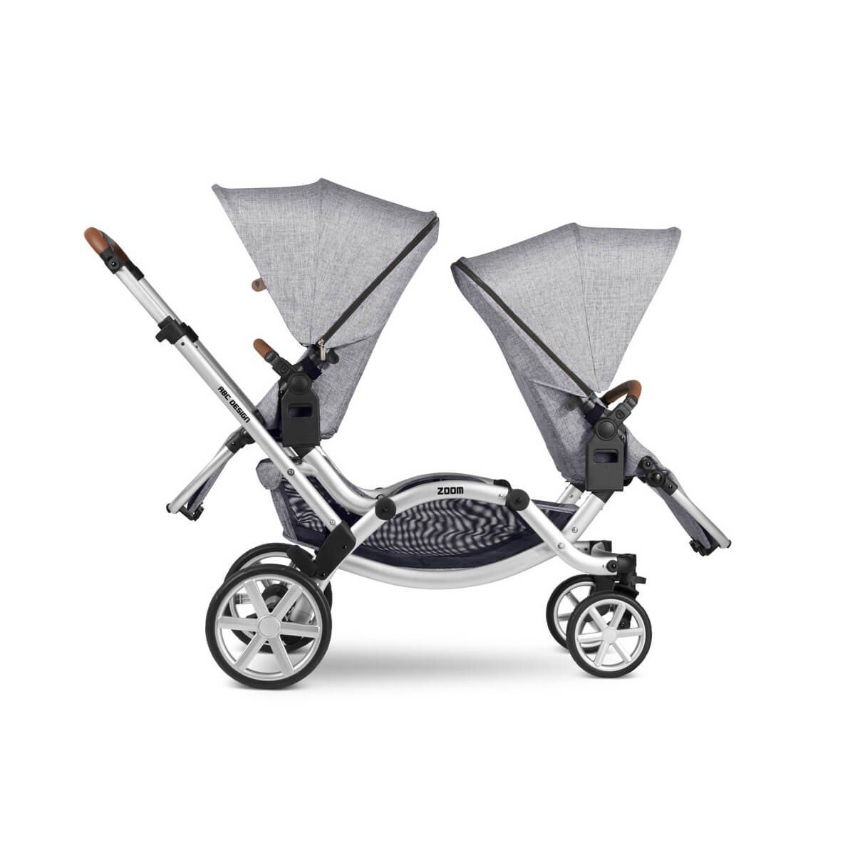 ABC Design Zoom Travel Sistem İkiz Bebek Arabası - Mutlu Bebe
