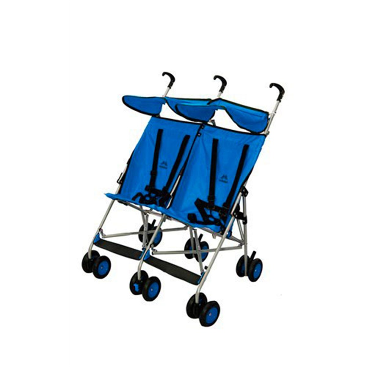 Aldeba 3030 İkiz Baston Bebek Arabası Mavi