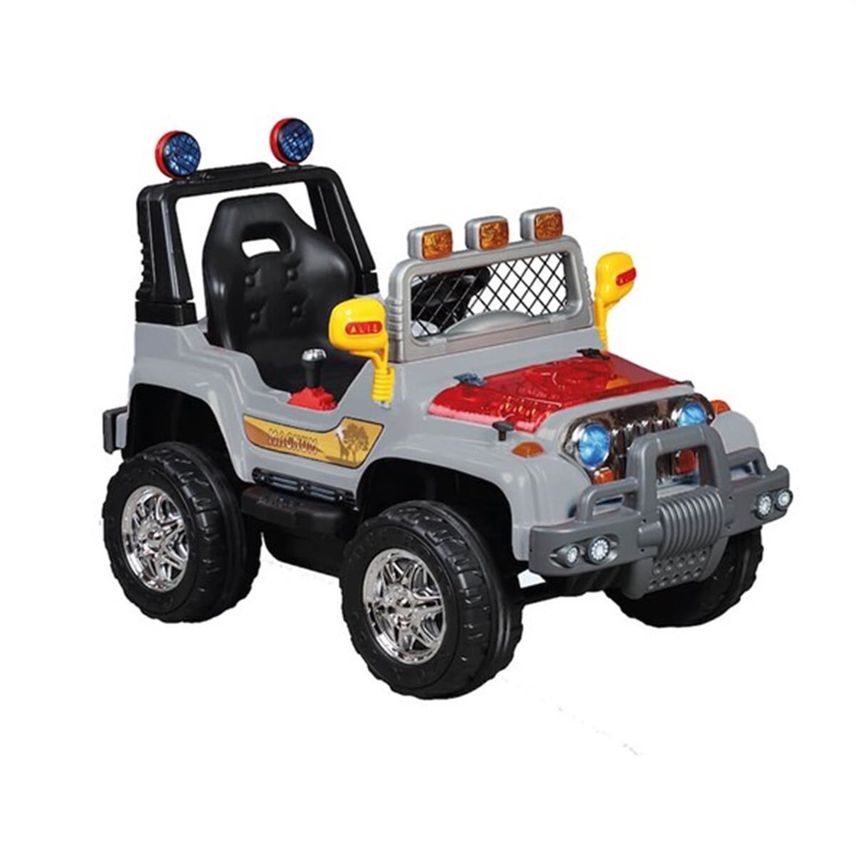Aliş Magnum Off Road Akülü Jeep 12 Volt Gri