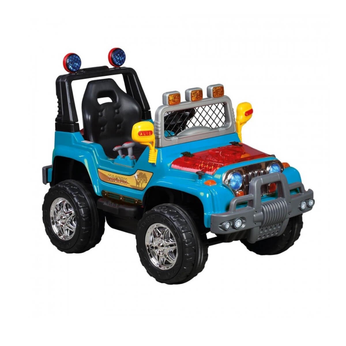 Aliş Magnum Uzaktan Kumandalı Akülü Jeep 12 Volt Mavi