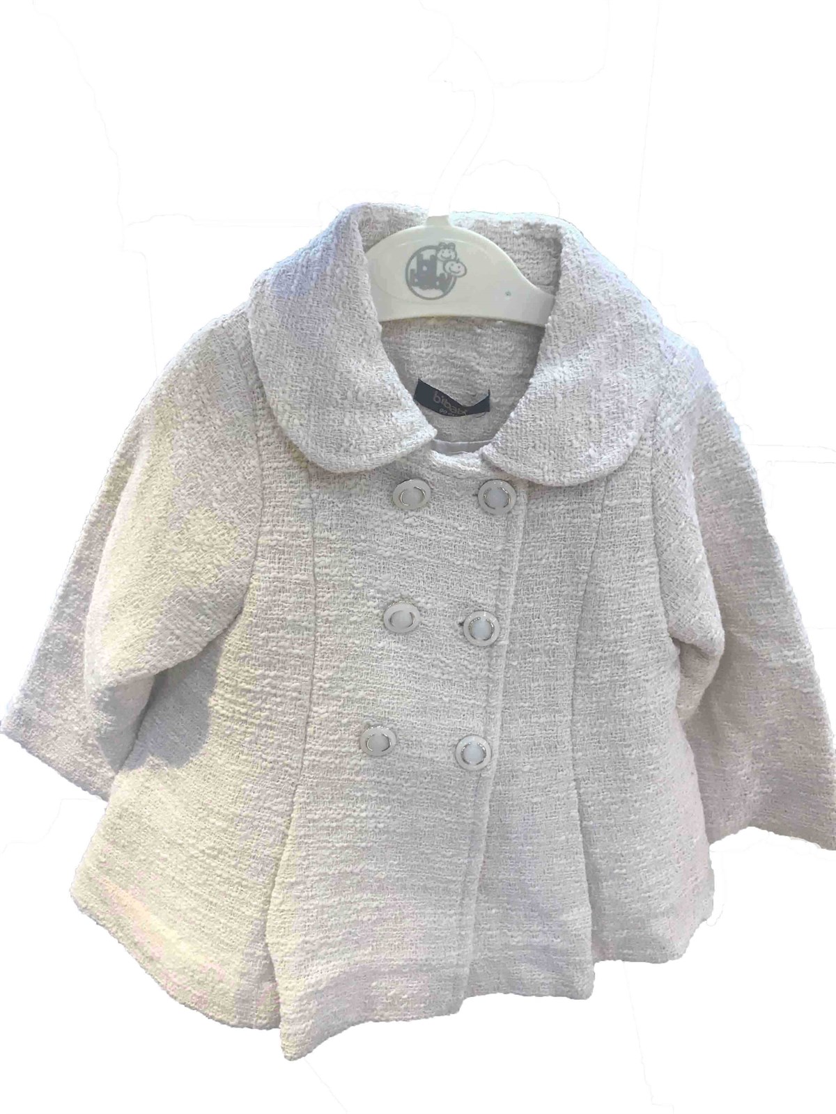 Bibaby Kırçıllı Kız Bebek Montu Pudra 80 cm 12-18 Ay