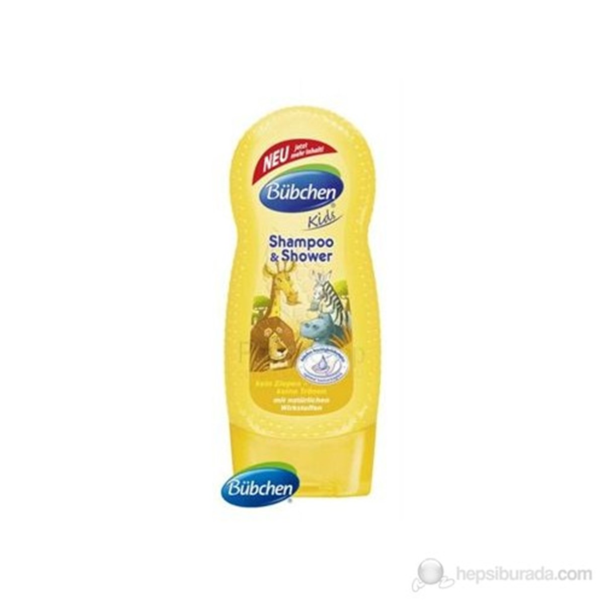 Bübchen Çocuk Şampuan & Duş Jeli - Safari 230 ml