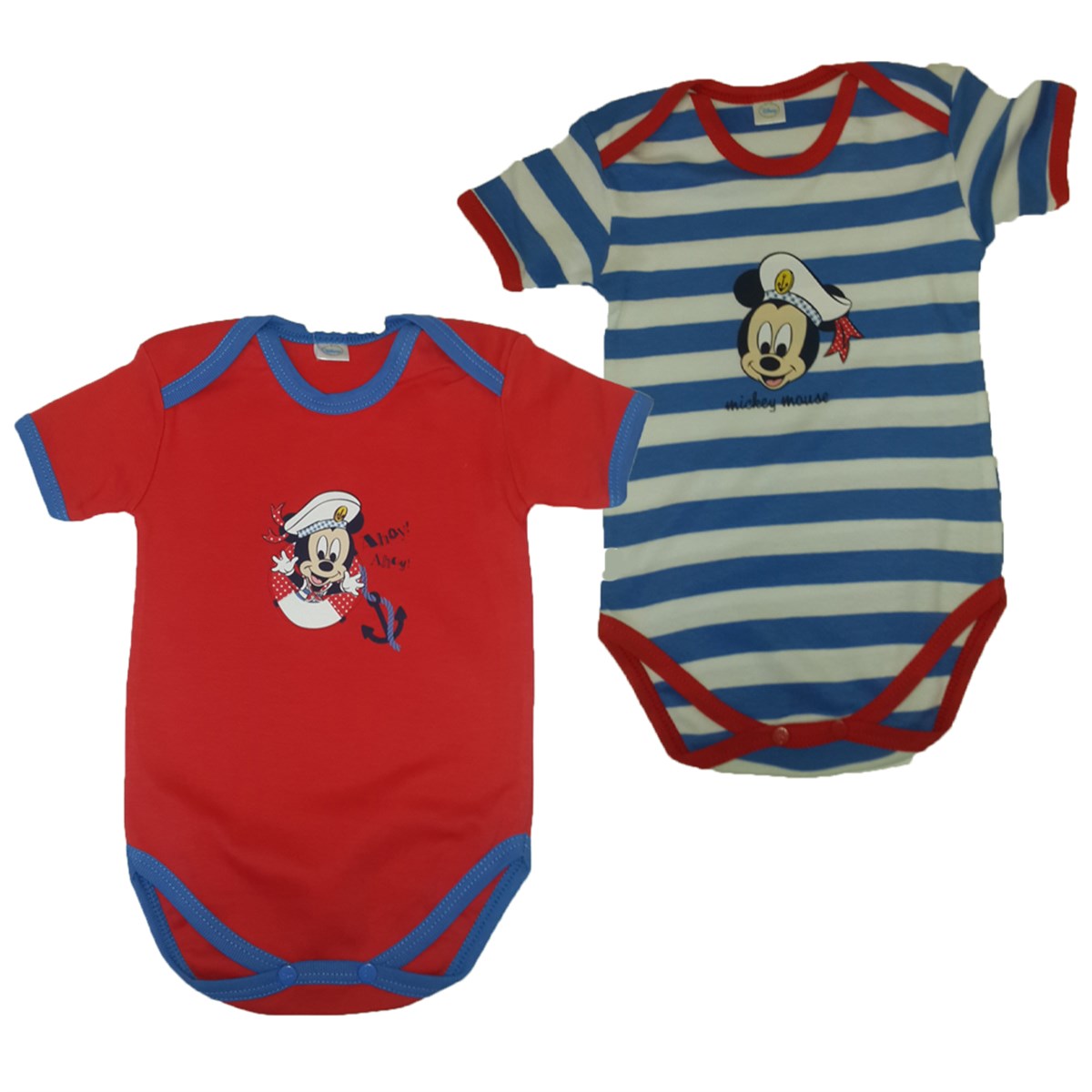 Disney Baby 0508 Mouse 2li Kısa Kollu Body 12-18 Ay