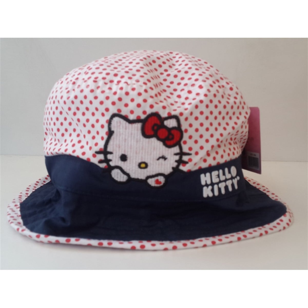 Disney Hello Kitty Lisanlı Şapka Beyaz Kırmızı