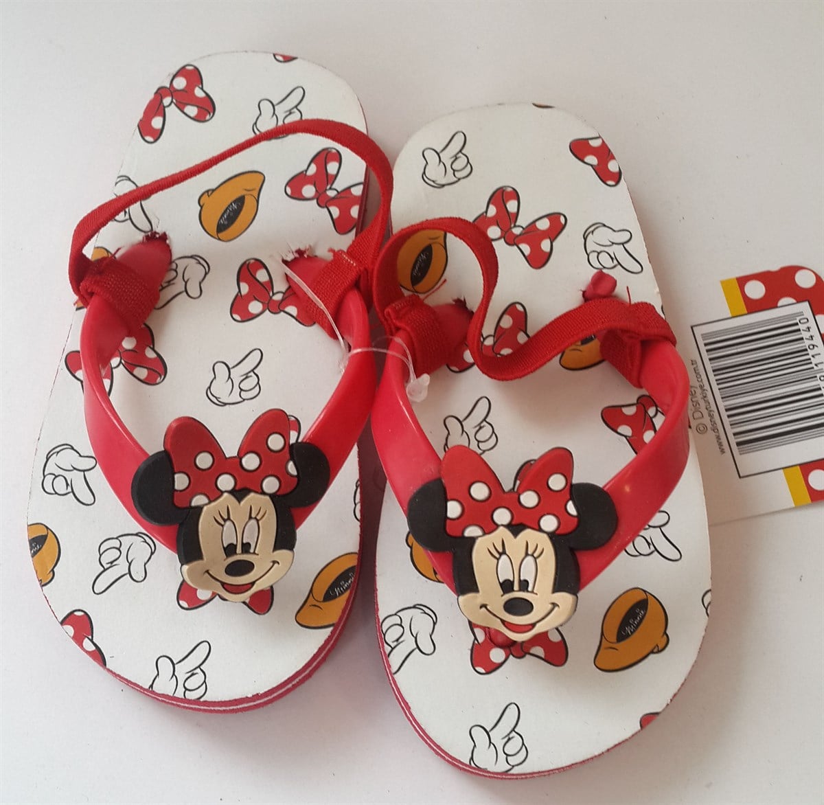 Disney Lisanlı Minnie Mouse  Terlik 25 Numara