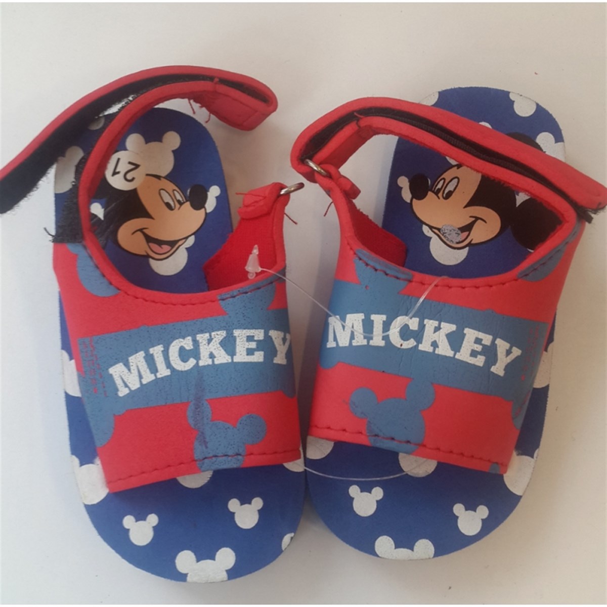 Disney Lisanslı Mickey Mouse Sandalet 21 Numara