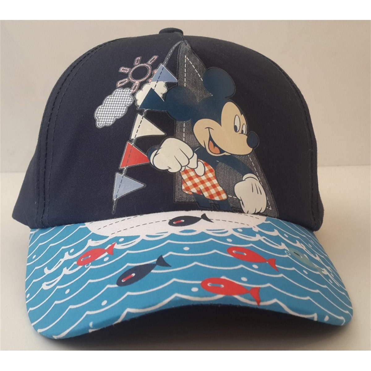 Disney Mickey Mouse Lisanlı Şapka Lacivert