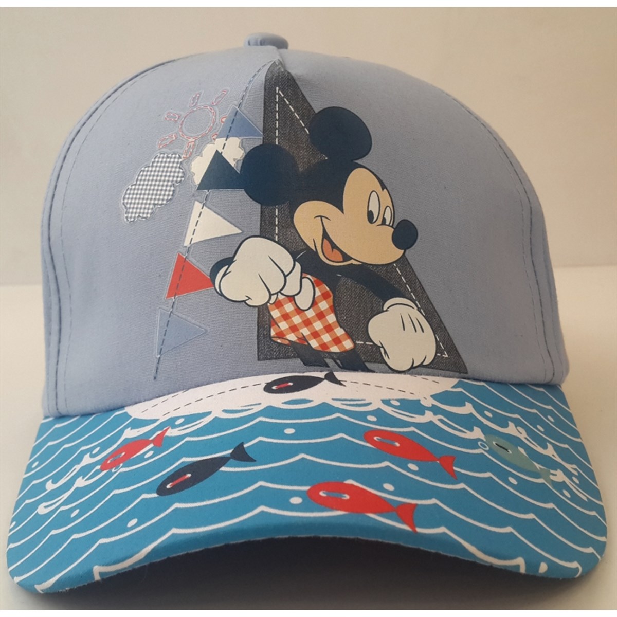 Disney Mickey Mouse Lisanlı Şapka Mavi