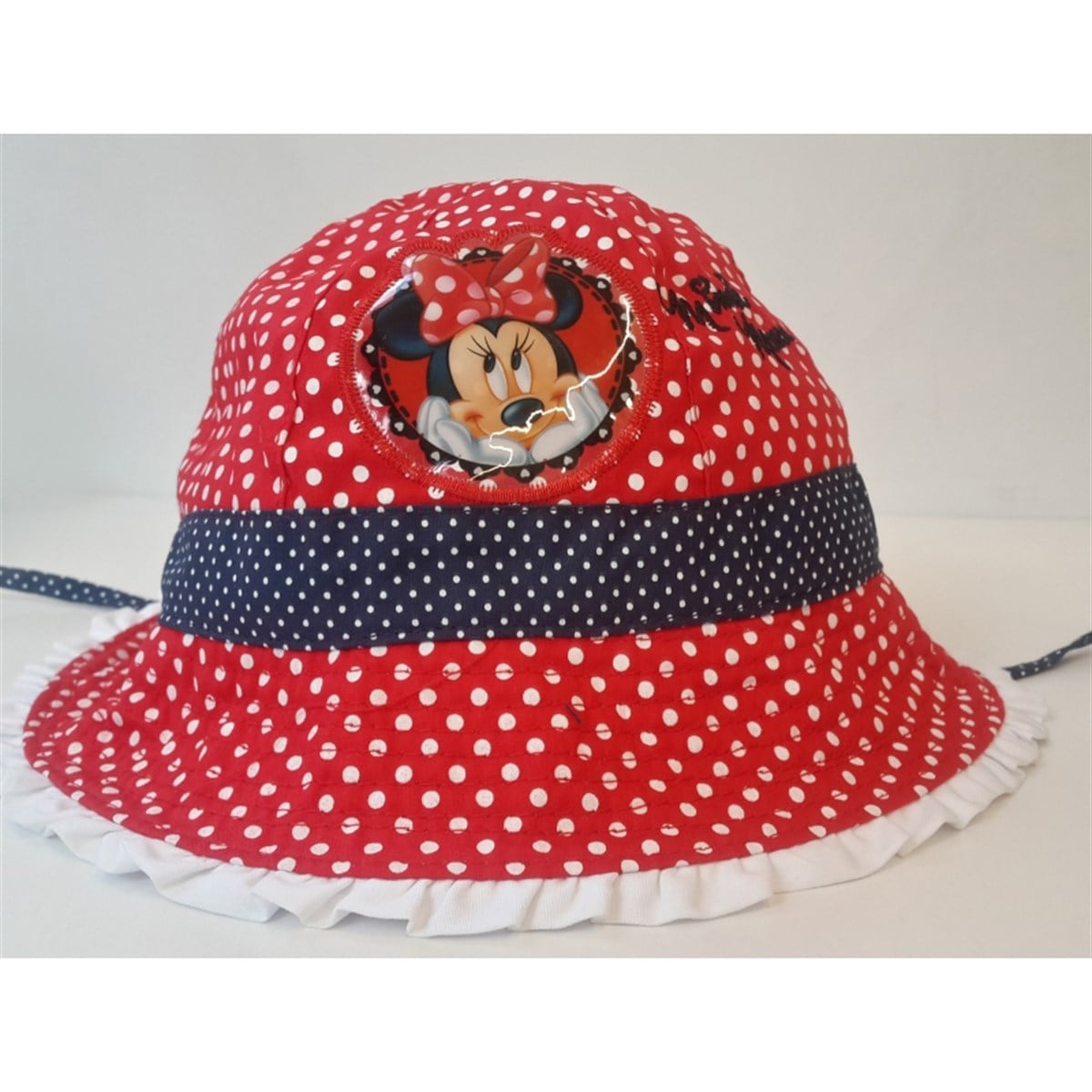 Disney Minnie Mouse Lisanlı Şapka Kırmızı