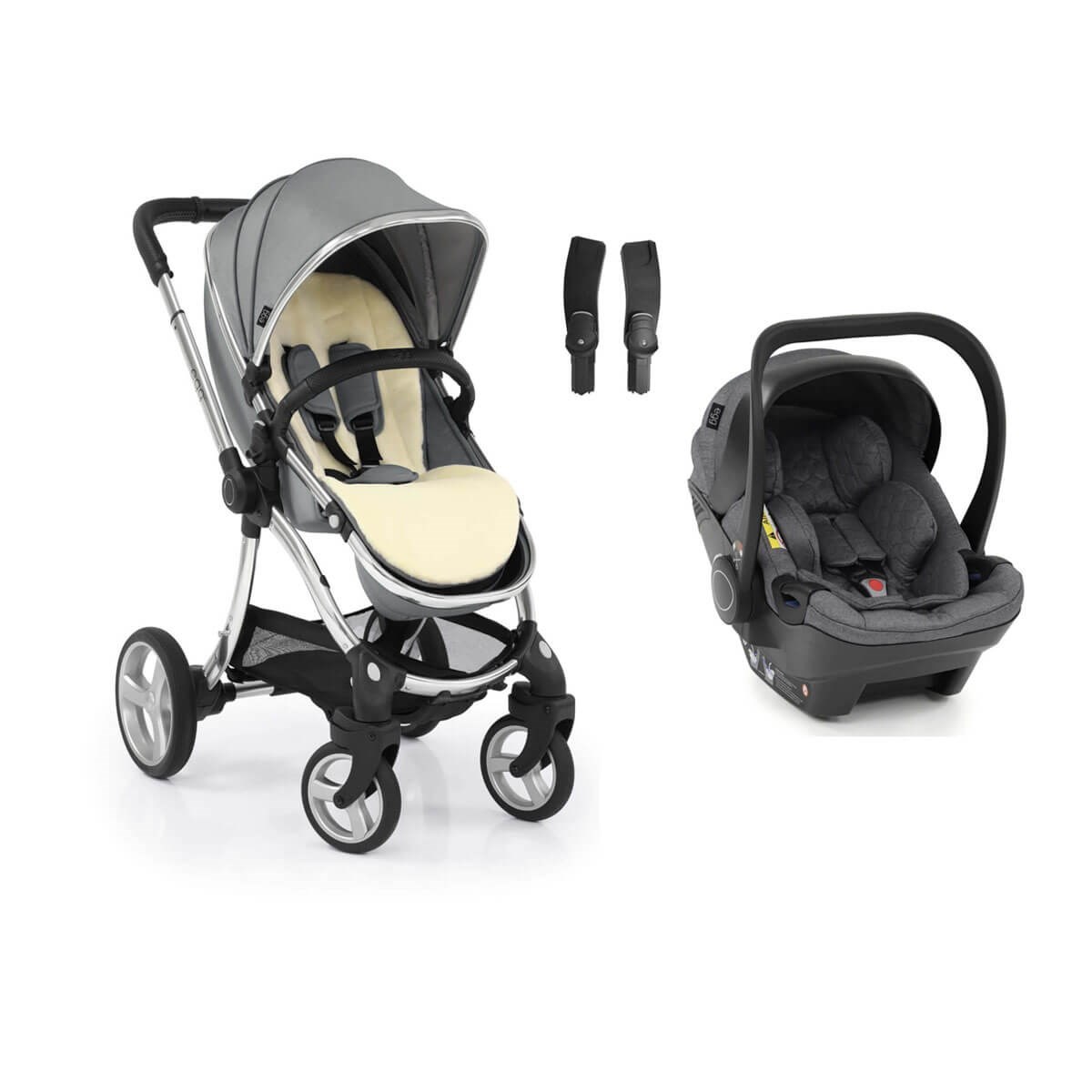 Egg2® Travel Set Bebek Arabası - Momentum Grey