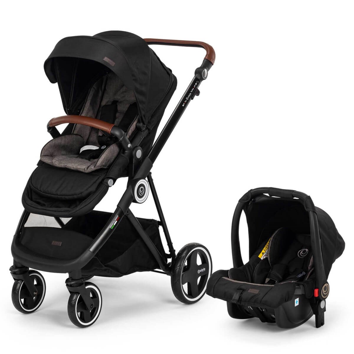 Elele Ranger 2 Travel Sistem Bebek Arabası Siyah