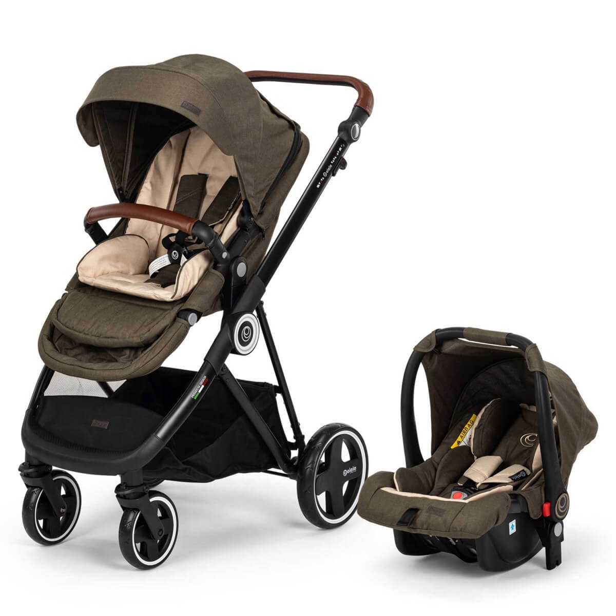 Elele Ranger 2 Travel Sistem Bebek Arabası Yeşil