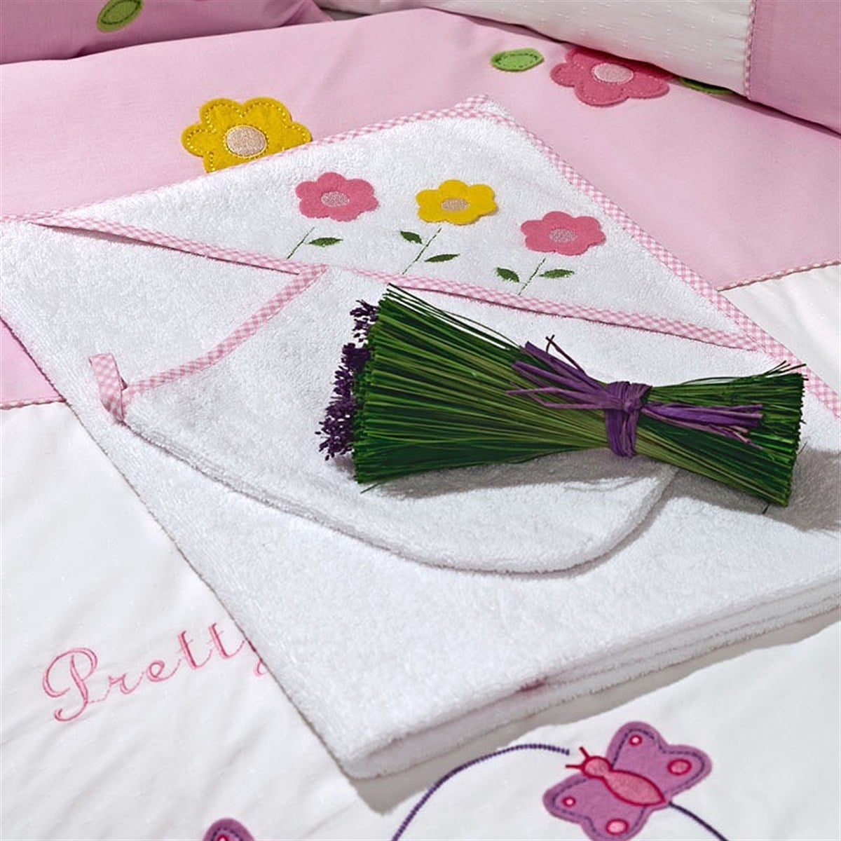 Funnababy Üçgen Başlıklı Havlu Butterfly