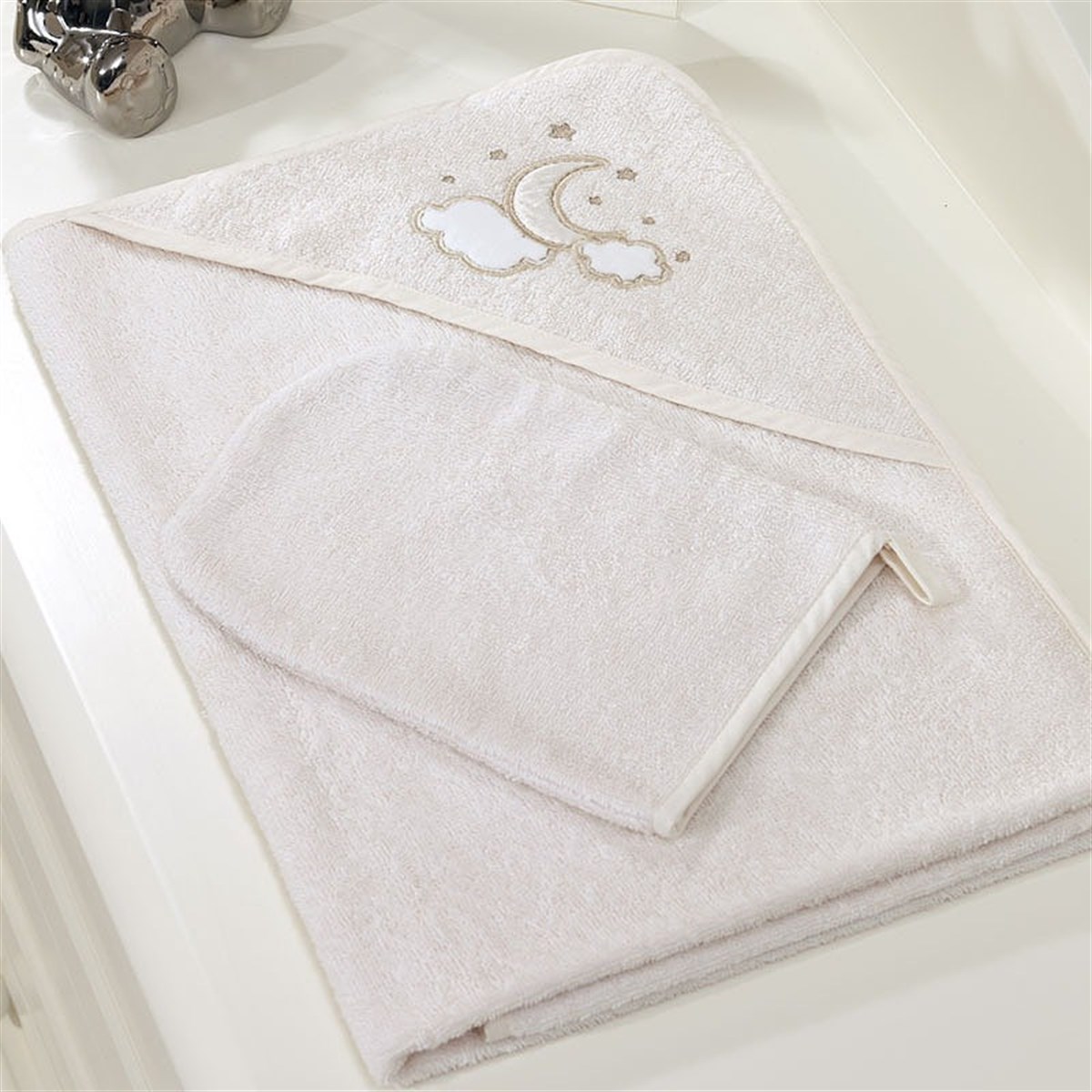 Funnababy Üçgen Başlıklı Havlu Luna Elegant