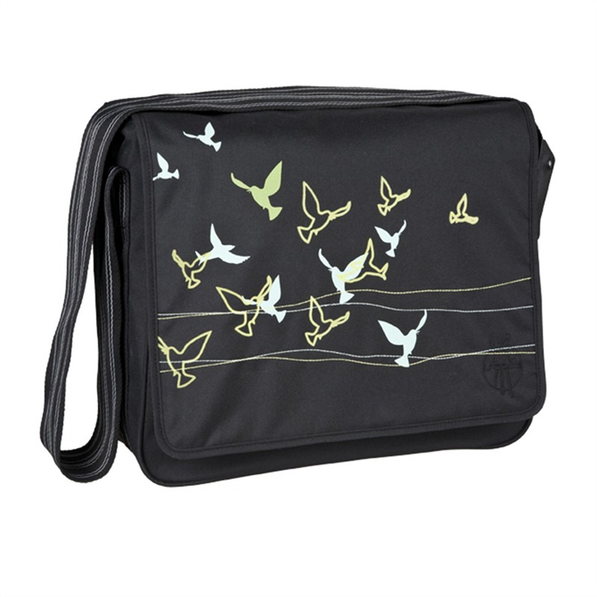 Lassig Casual Mesenger Bakım Çantası Flock Bird Black