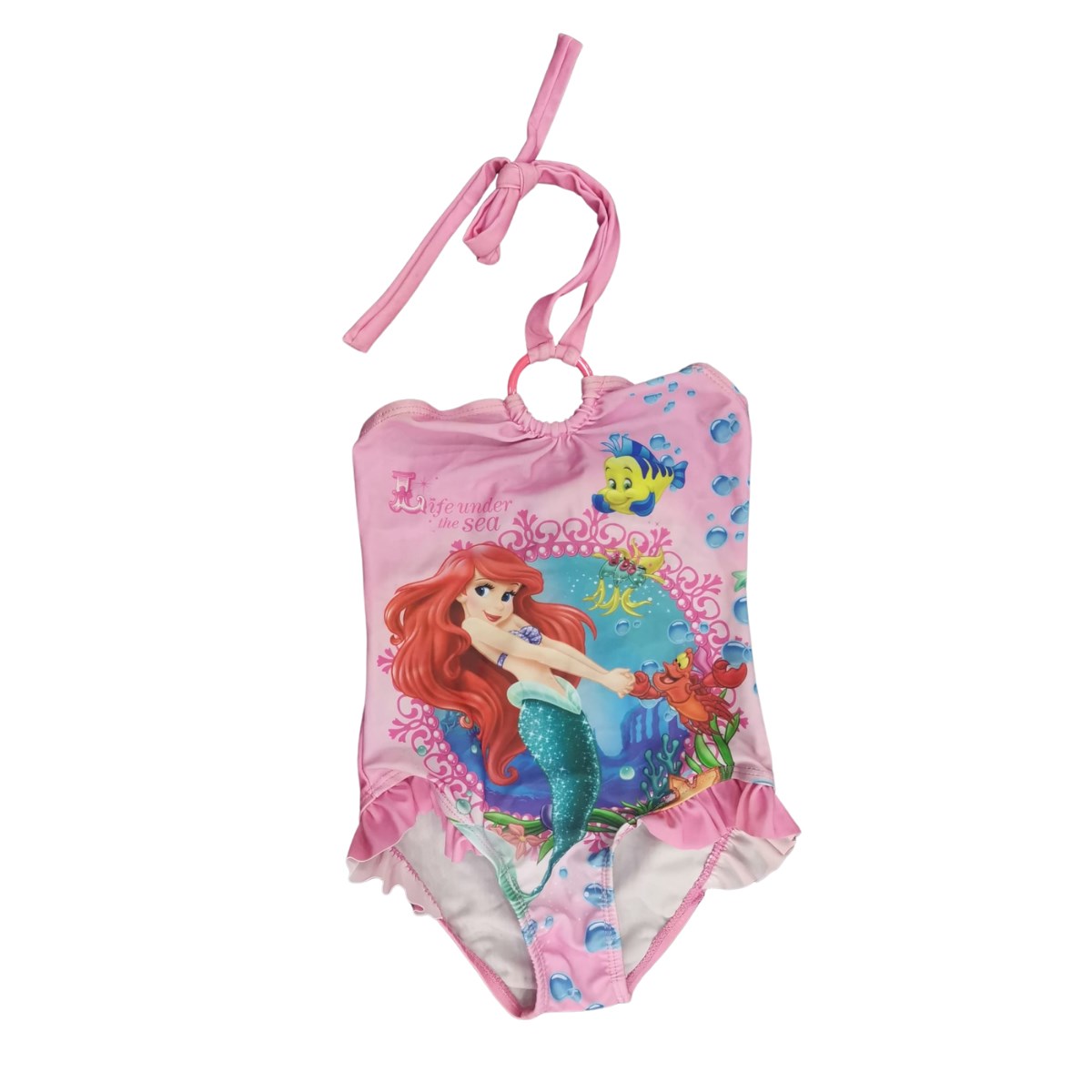 Little Mermaid Lisanslı Kız Çocuk Mayo