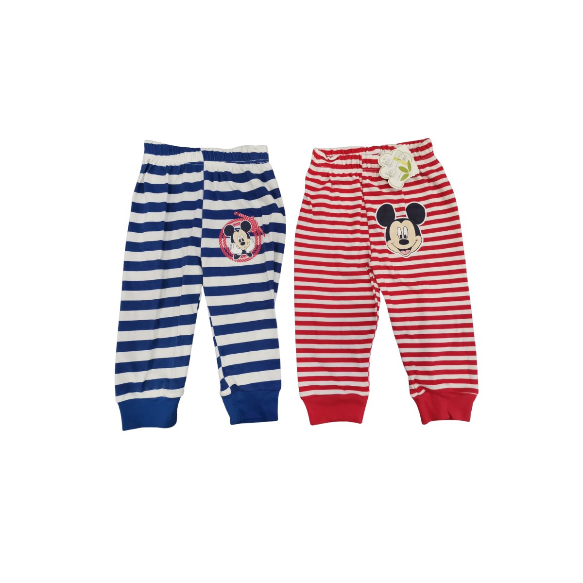 Mickey Mouse 2'li Bebek Pijama Altı Patiksiz