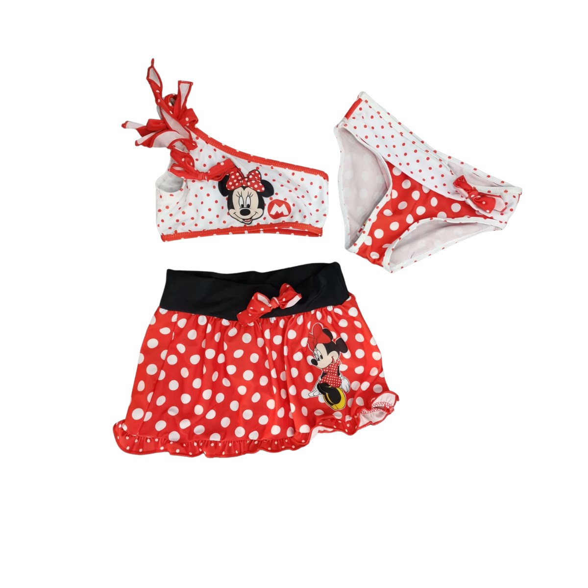 Minnie Mouse Kız Çocuk Etekli Bikini