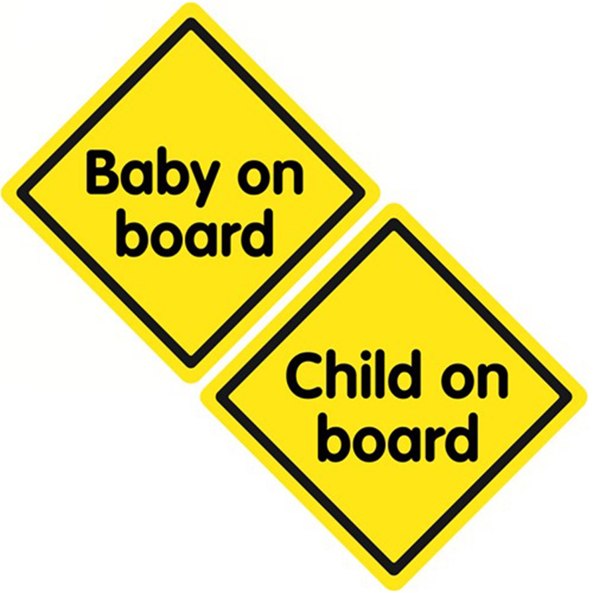 Mycey Baby On Board Classic İngilizce Vantuzlu Otomobil Sticker'ı