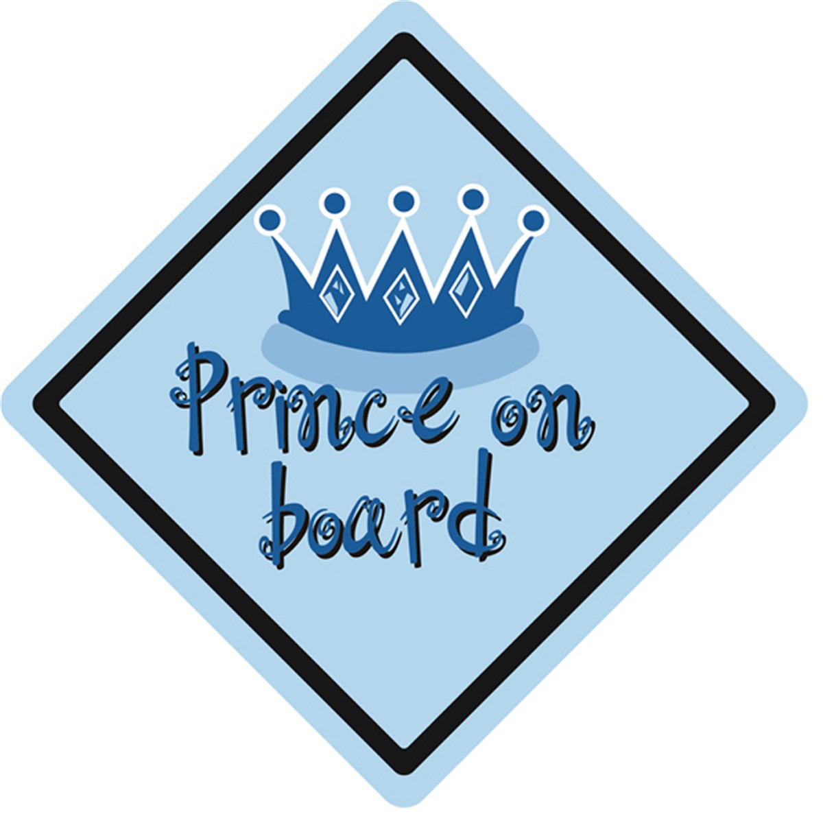 Mycey Baby On Board Prince Vantuzlu Otomobil Sticker'ı