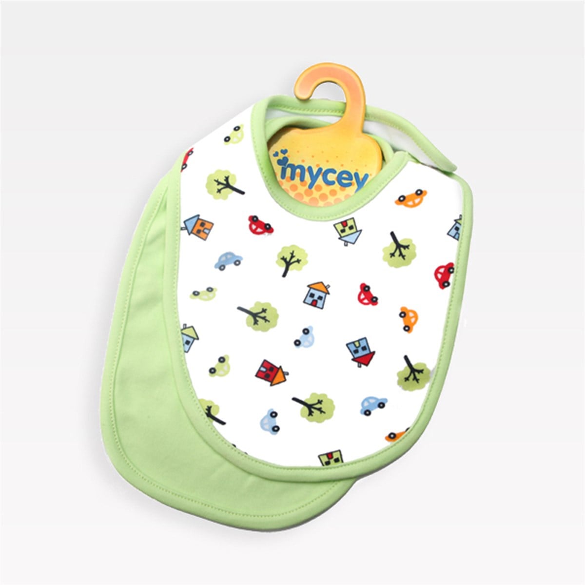 Mycey Bebe Önlügü 2li Set Yeşil