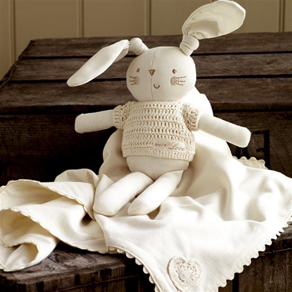 Natures Purest Pure Love Boys Bunny Hediye Seti