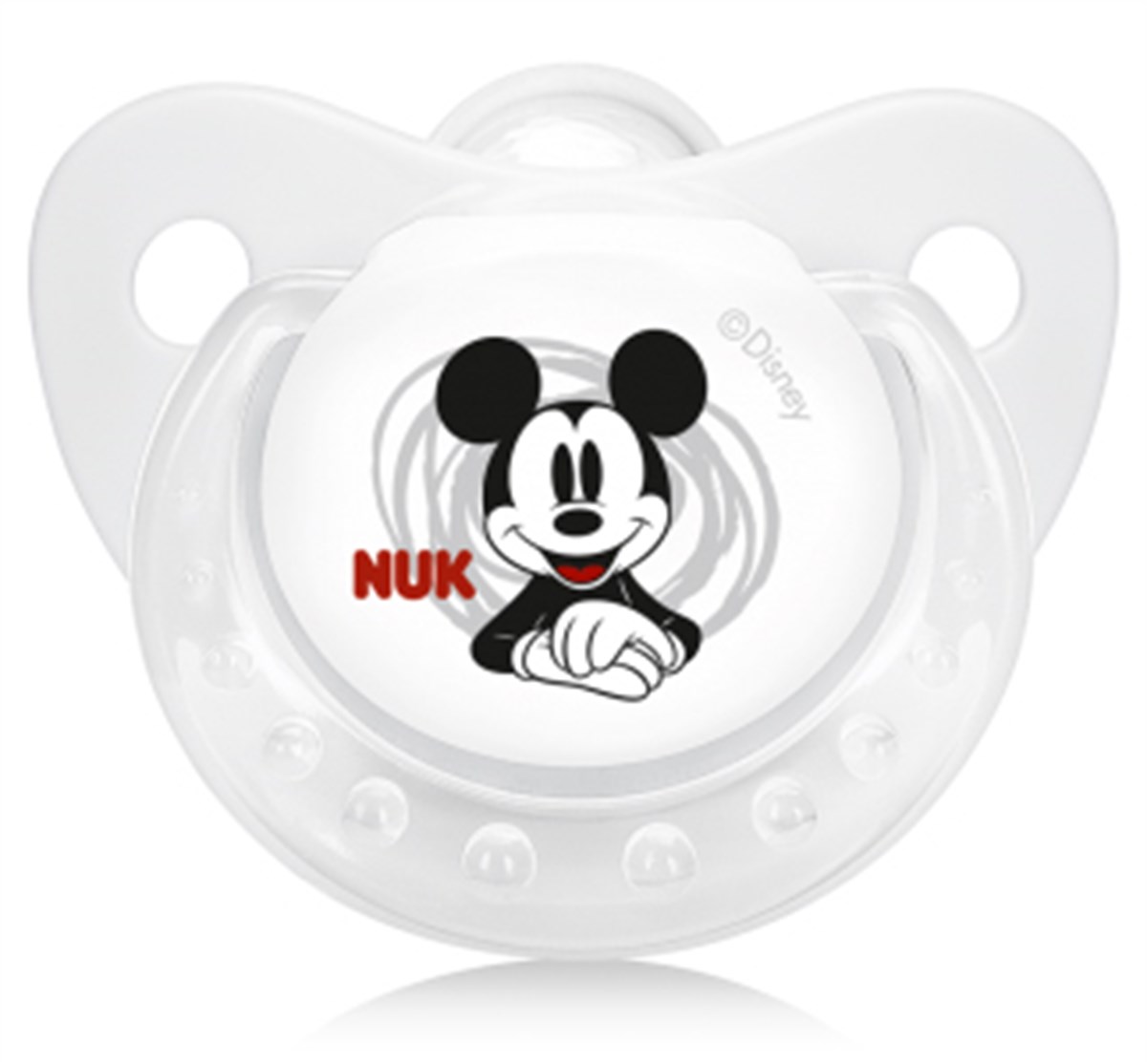 Nuk Disney Mickey Silikon Emzik İkili Beyaz No 1